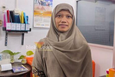 Doktor Farikhah S.Pi., M.Pi., Pemerhati Lingkungan Hidup Pesisir Laut Gresik sekaligus Dekan Fakultas Pertanian Universitas Muhammadiyah Gresik.(blok-a.com/ivan)