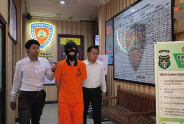 Sat Reskrim Polres Magetan menangkap pelaku persetubuhan anak di bawah umur. 