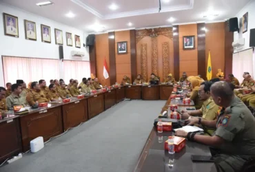 Rapat rutin coffee morning di kantor Setda Sidoarjo (foto: Blok-a.com)