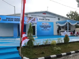SPPG Polda Jawa Timur di Mojokerto di Desa Pacing, Kecamatan Bangsal, Kabupaten Mojokerto.(blok-a.com/Syahrul Wijaya)