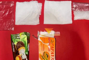 Barang bukti yang berhasil diamankan polisi (foto: Blok-a.com/Syahrul Wijaya)