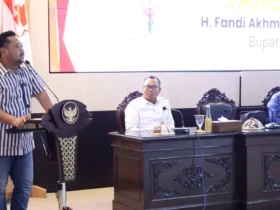 Bupati Gresik Fandi Akhmad Yani membuka Musker PMI Kabupaten Gresik Tahun 2026 (foto: ist)