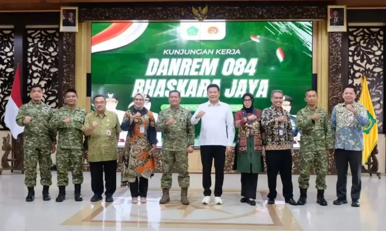 Pemkab Sidoarjo Terima Kunjungan Danrem 084/Bhaskara Jaya