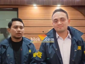 Kasatreskrim Polres Mojokerto AKP Aldhino Prima Wirdhan saat memberikan keterangan kepada wartawan di loby Satreskrim Polres Mojokerto (foto: Blok-a.com/Syahrul Wijaya)