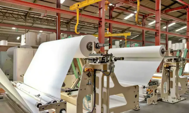 Ruang produksi PT Sun Paper Source kembali berjalan normal (foto: ist)