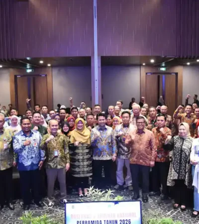 Rapat Kerja Nasional Bank Perekonomian Rakyat (BPR) milik Pemerintah Daerah se-Indonesia 2026, di Hotel Aston Sidoarjo, Jumat, (17/4/2026) (foto: ist)