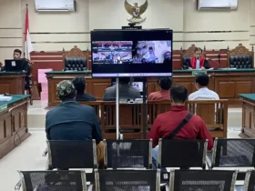 Sidang Korupsi Hibah Ponpes Al Ibrohimi Gresik menghadirkan santri hingga pegawai toko bangunan sebagai saksi kunci (foto: ist)