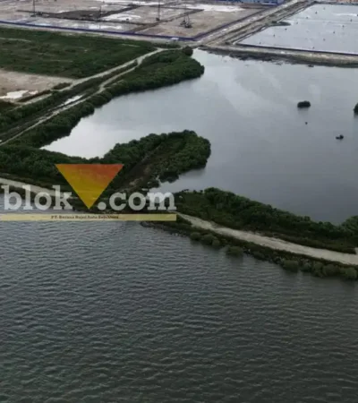 Lokasi dugaan Pelanggaran PKKPRL KEK JIIPE Manyar Gresik Masuk Tahap Supervisi (foto: Blok-a.com/Ivan)